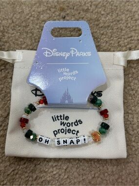 Little Words Project x Disney Parks 'OH SNAP!' Holiday Beaded Bracelet